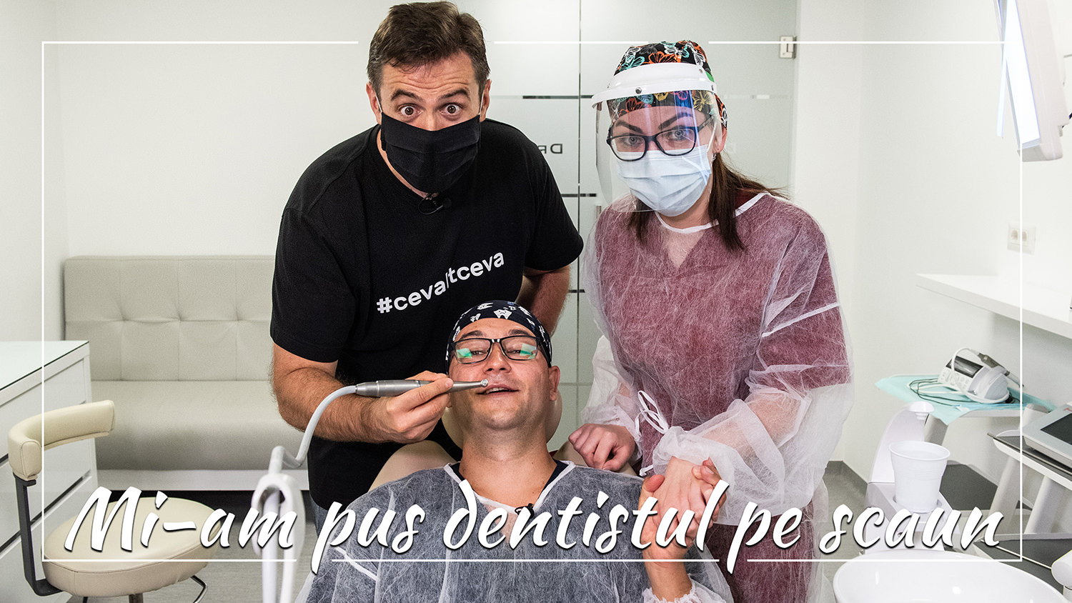 Mi-am pus dentistul pe scaun, în locul meu! Mi-am pus dentistul pe scaun, în locul meu!